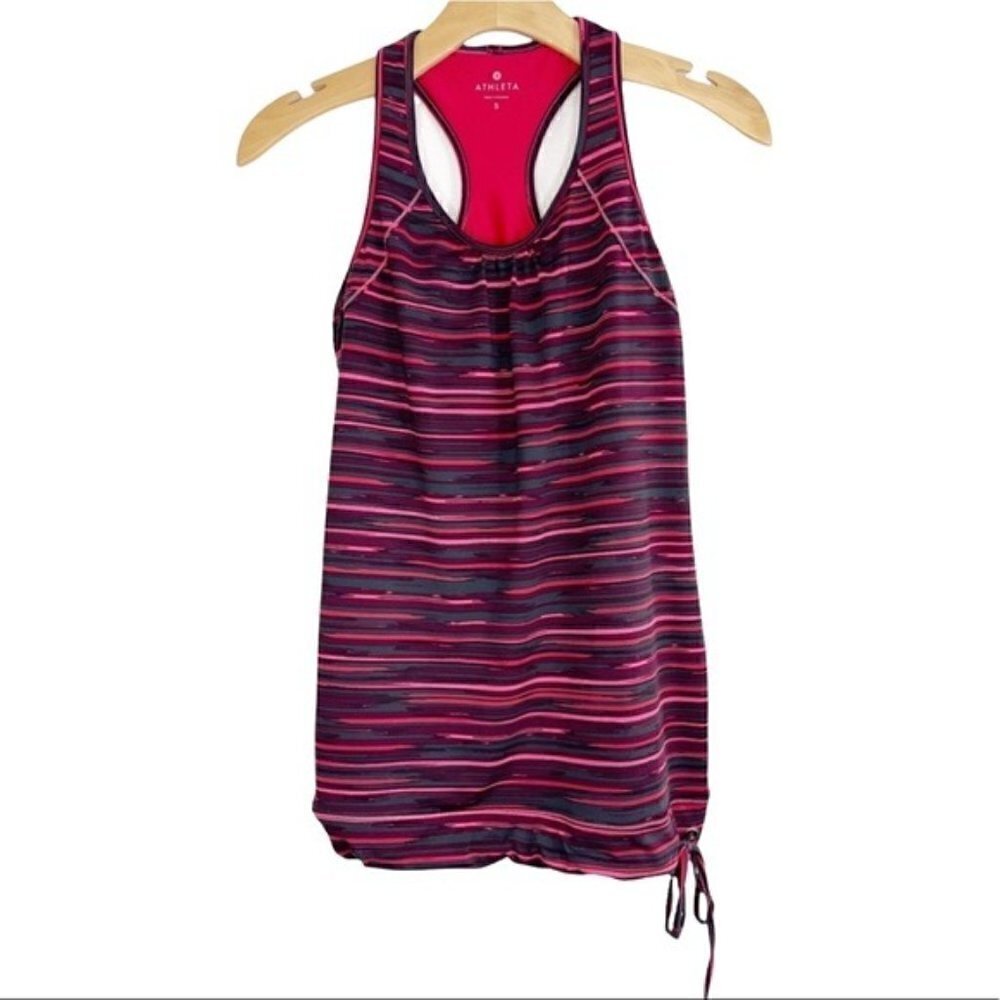 Athleta Painted Tinker workout tank top size small style #919062 #61306